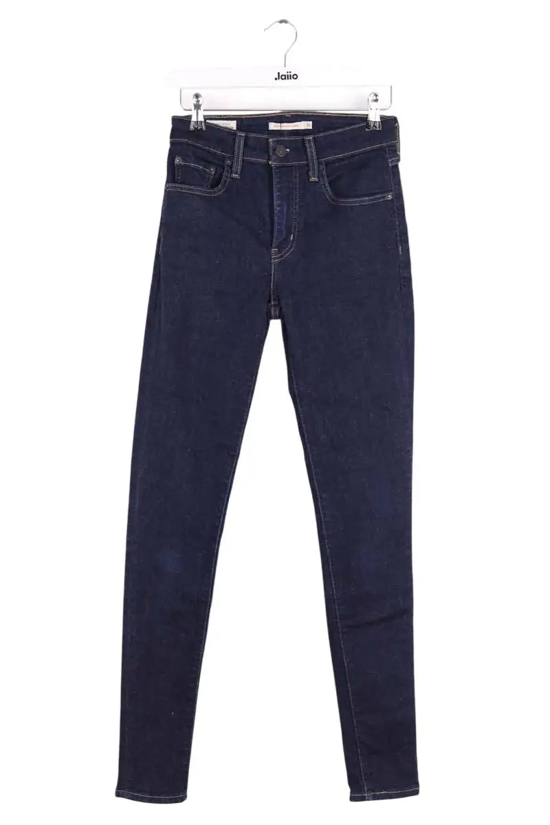 Jean slim Levi's 721 High Rise Skinny Bleu en Coton, taille S - Seconde Main