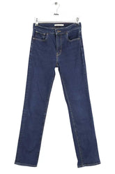 Jean slim Levi's 724 high rise straight Bleu en Coton, taille XXS - Seconde Main