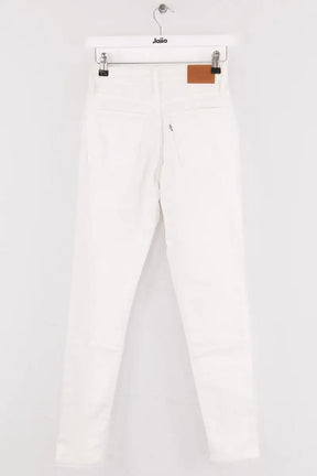 Jean slim Levi's Blanc en Coton