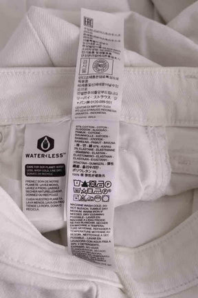 Jean slim Levi's Blanc en Coton