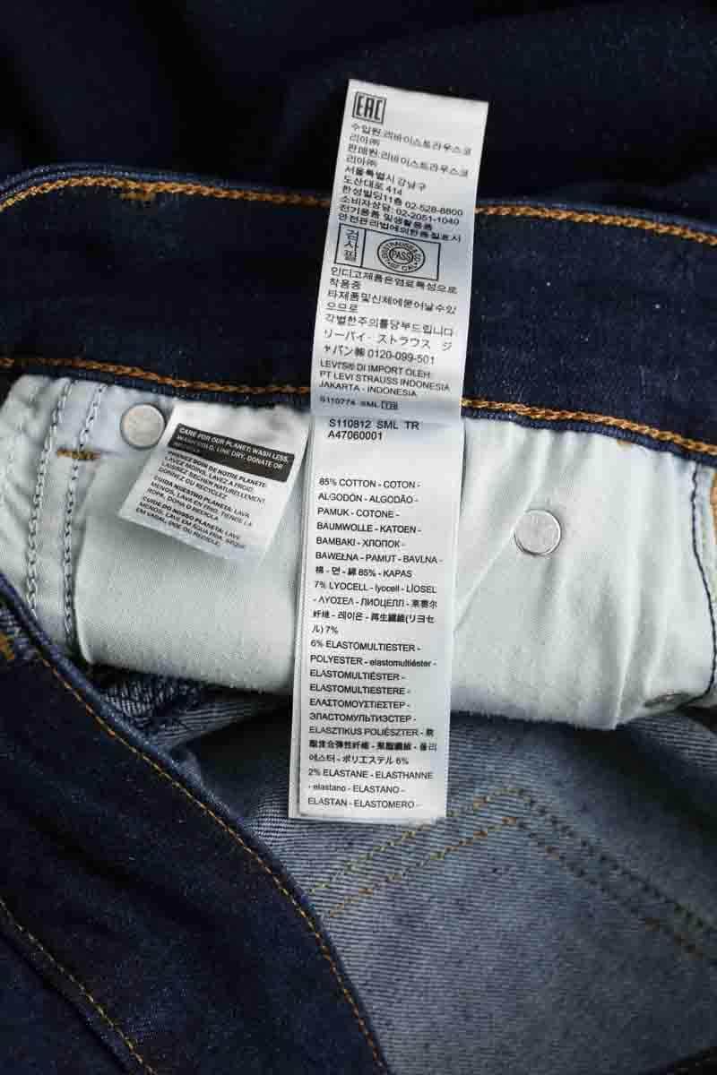 Jean slim Levi's Bleu en Coton