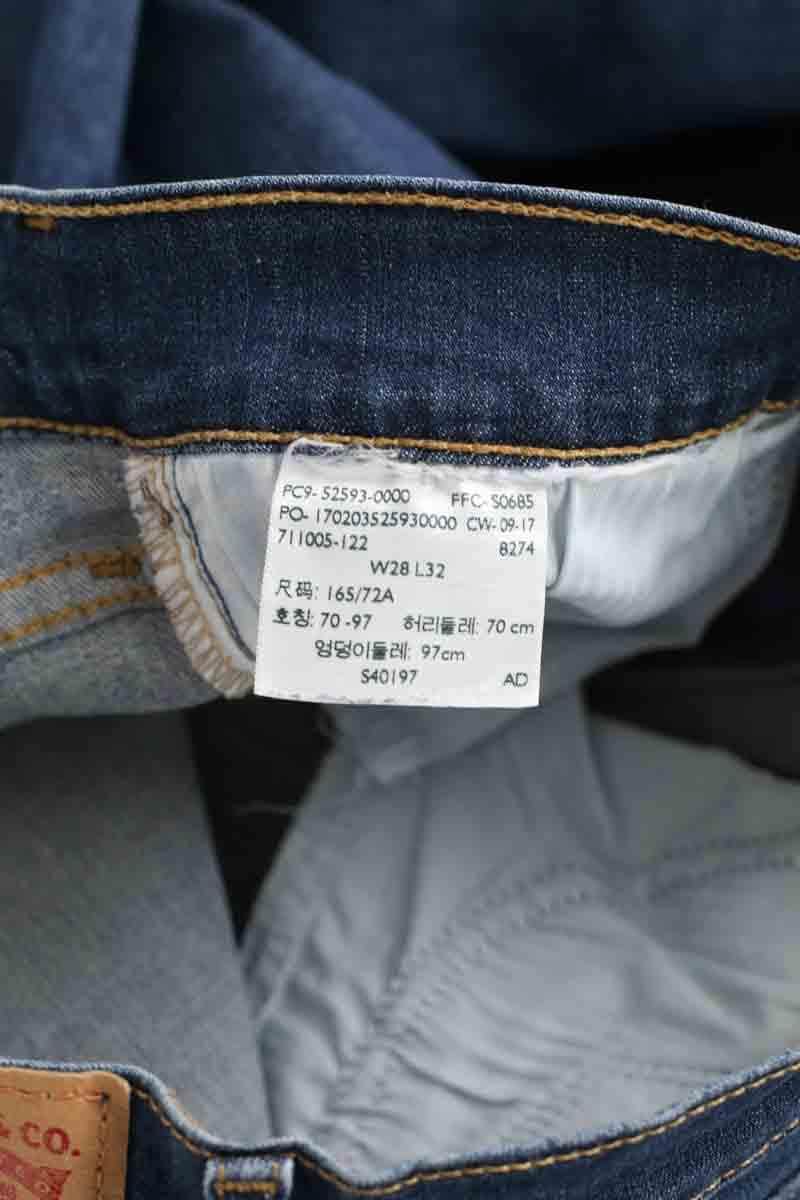Jean slim Levi's Bleu en Coton