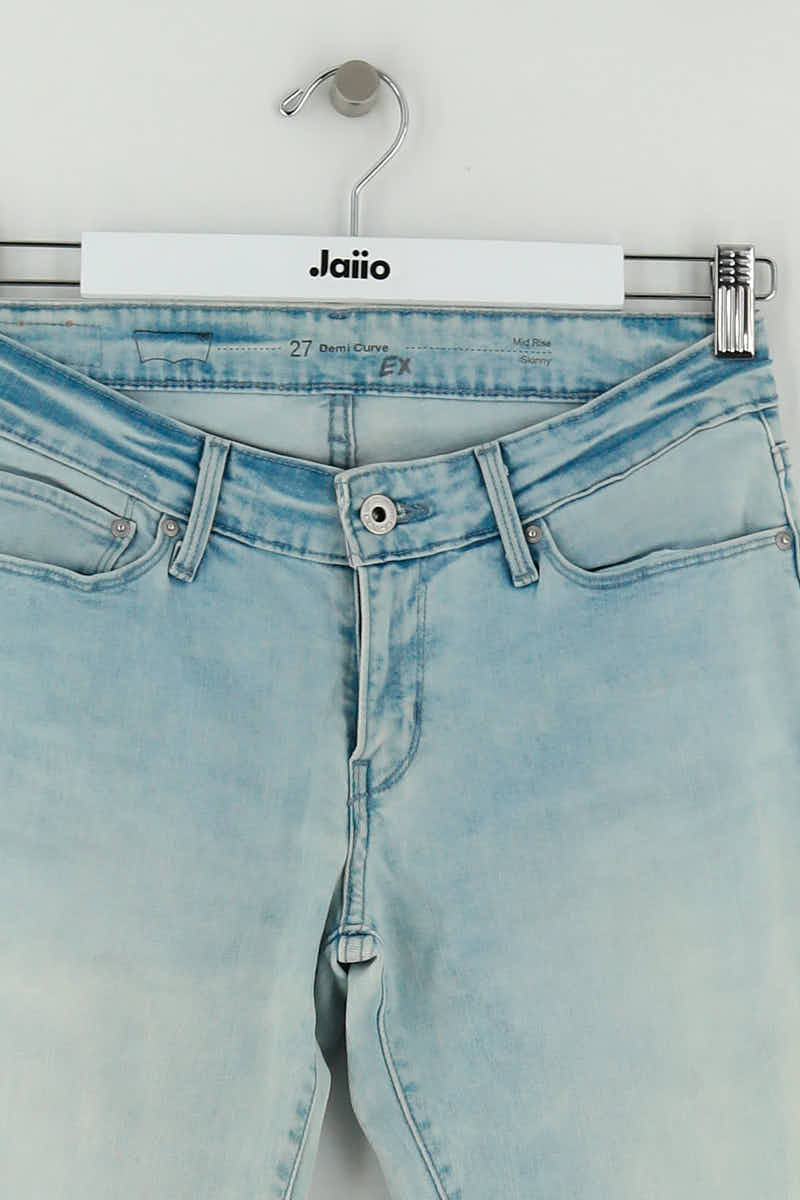 Jean slim Levi's Bleu en Coton