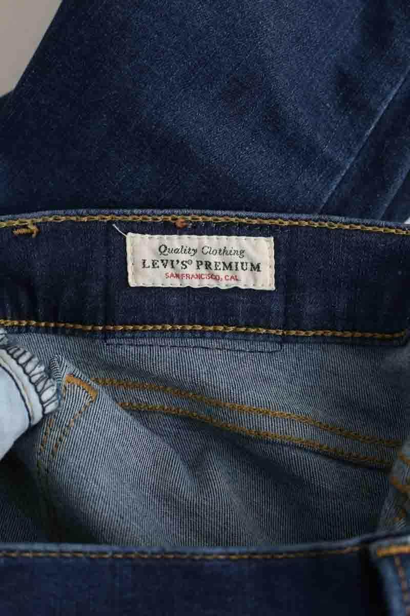 Jean slim Levi's Bleu en Coton