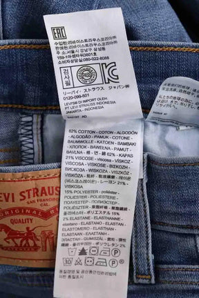 Jean slim Levi's Bleu en Coton