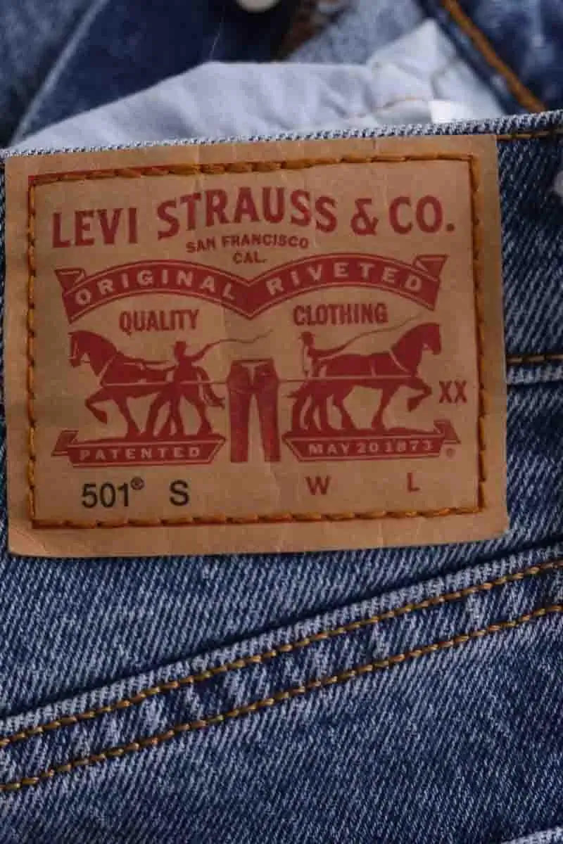 Jean slim Levi's Bleu en Coton