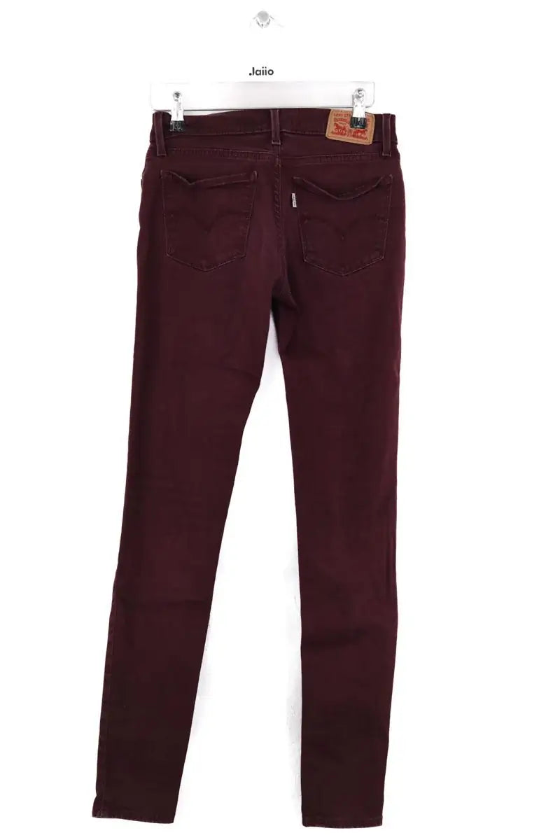 Jean slim Levi's Bordeaux en Coton