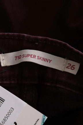 Jean slim Levi's Bordeaux en Coton