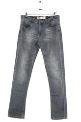 Jean slim Levi's Gris en Coton, taille M - Seconde Main