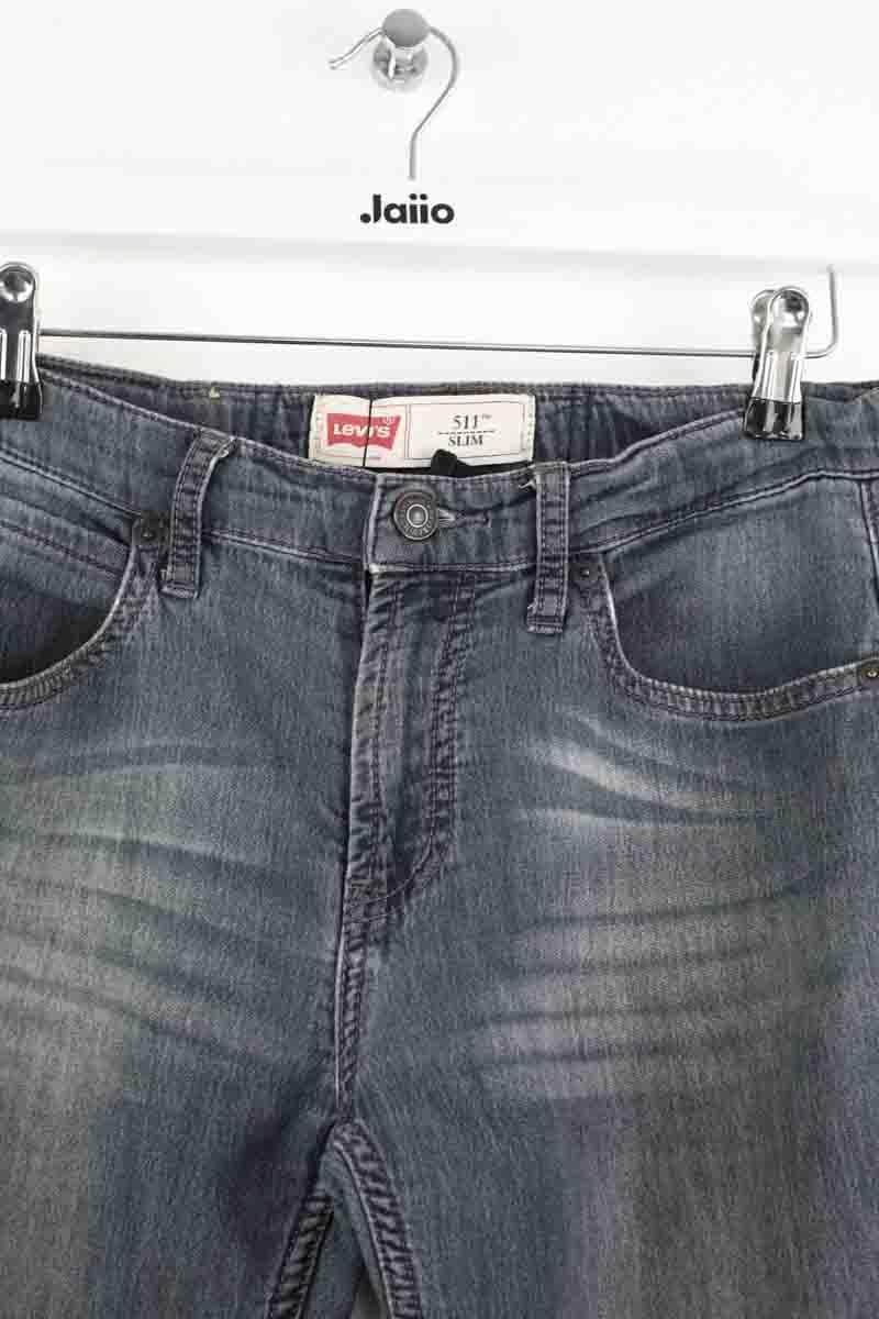 Jean slim Levi's Gris en Coton