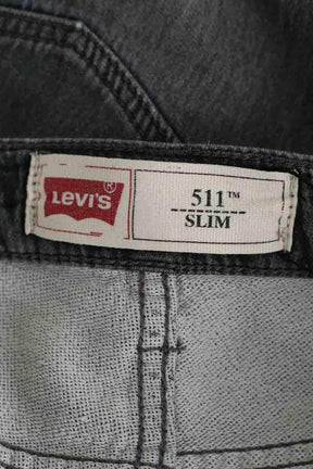 Jean slim Levi's Gris en Coton