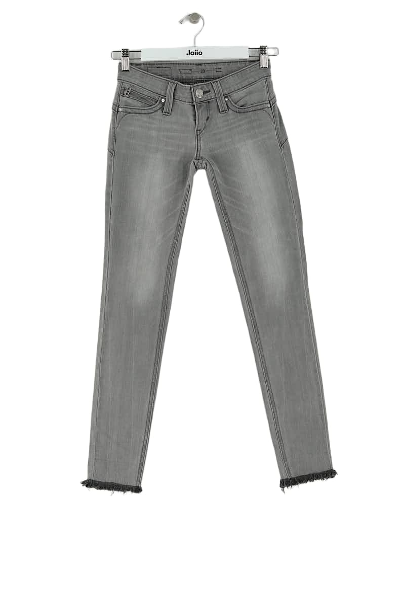 Jean slim Levi's Gris en Coton, taille XS - Seconde Main