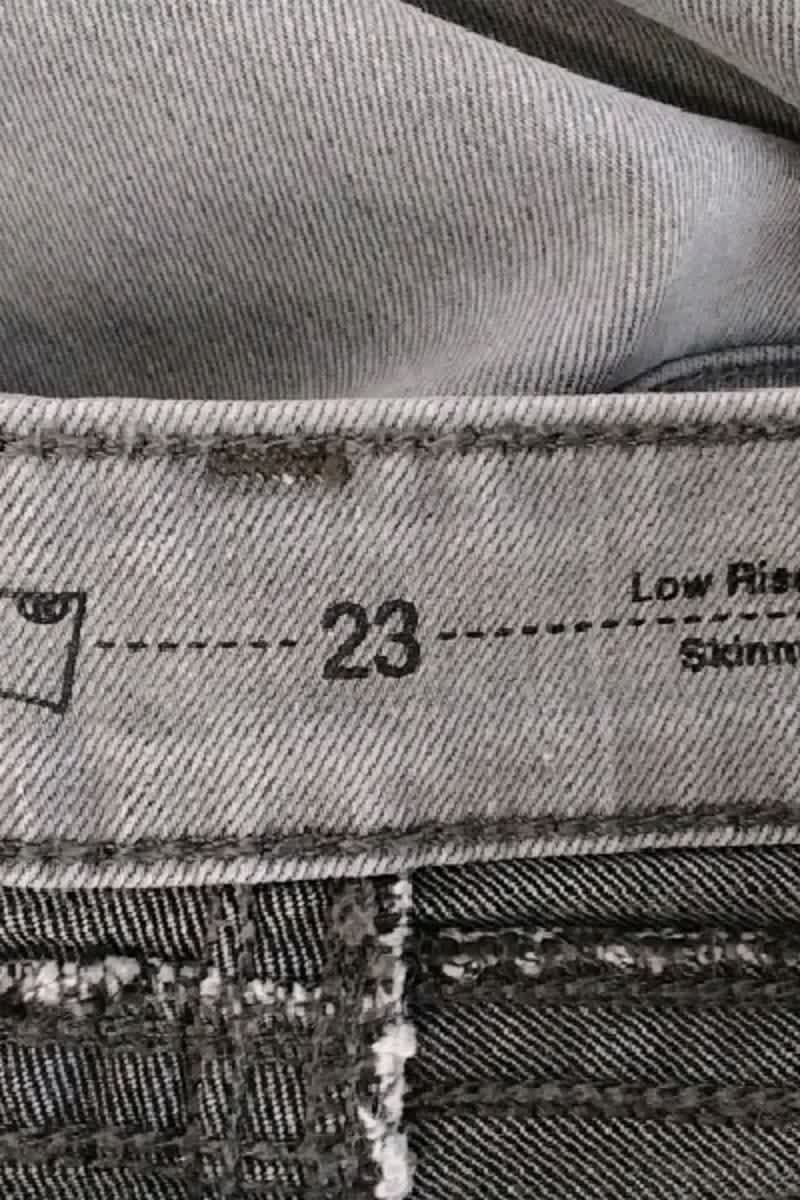Jean slim Levi's Gris en Coton