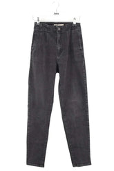 Jean slim Levi's High Waisted Taper Noir en Coton - élasthanne, taille XS - Seconde Main