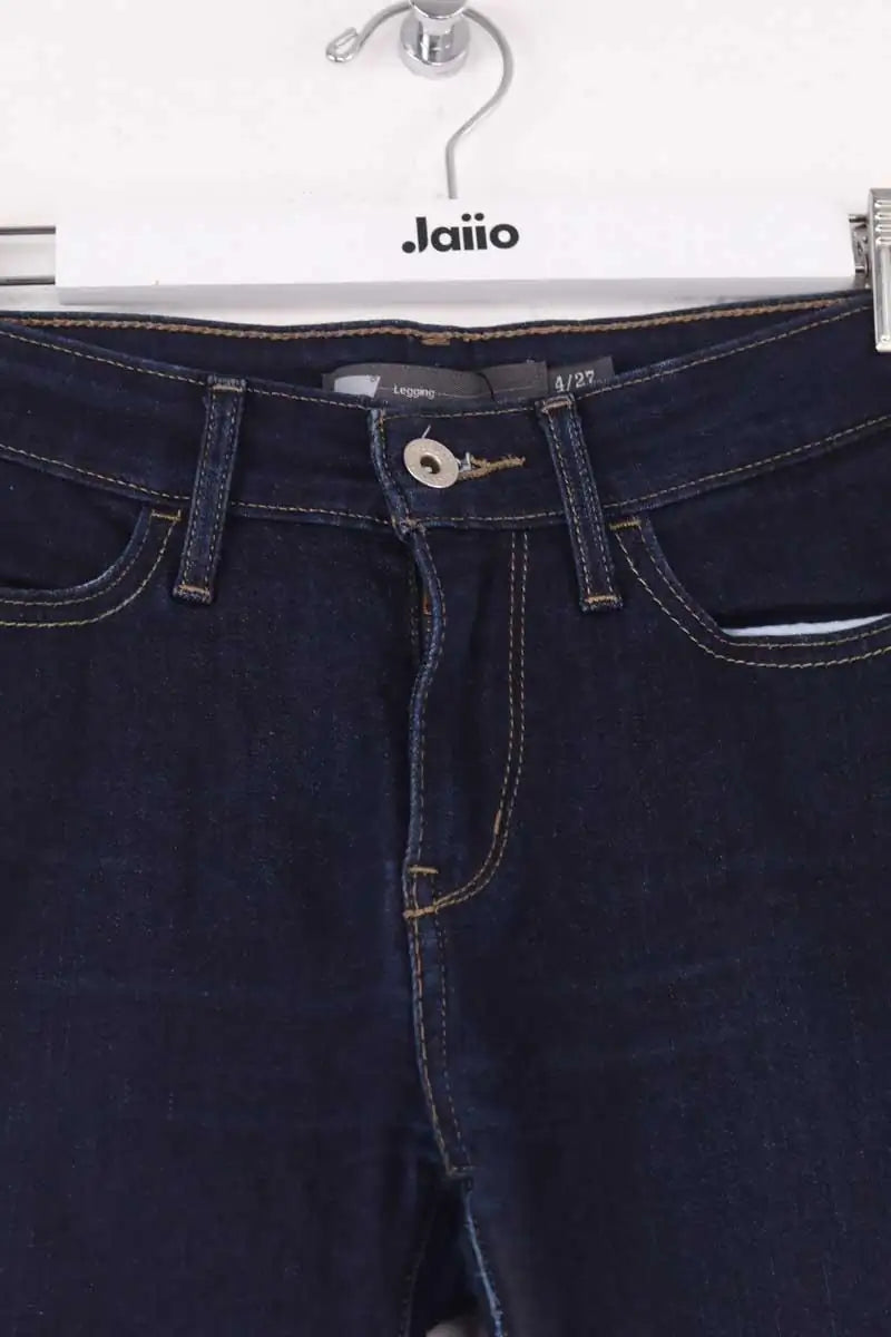 Jean slim Levi's Legging Bleu en Coton