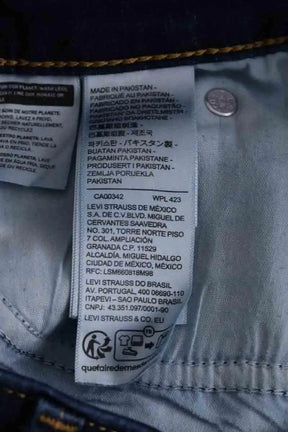 Jean slim Levi's Marine en Coton