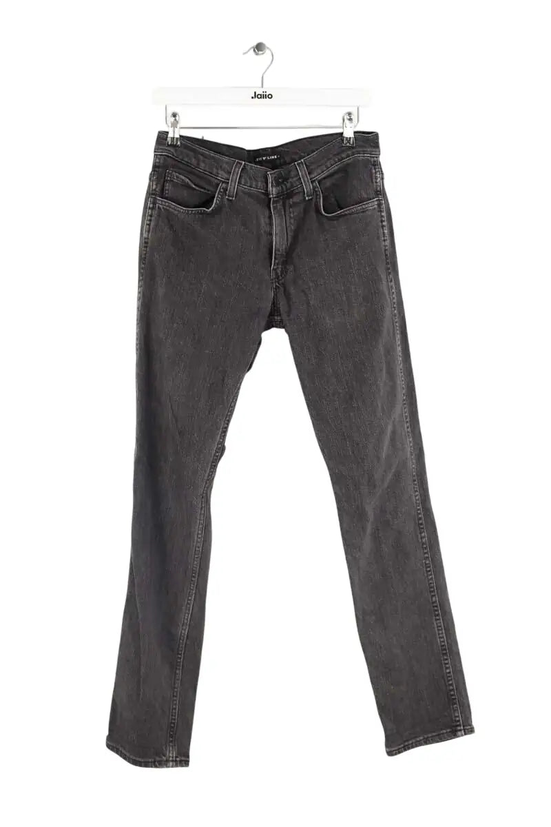 Jean slim Levi's Noir en Coton, taille S - Seconde Main