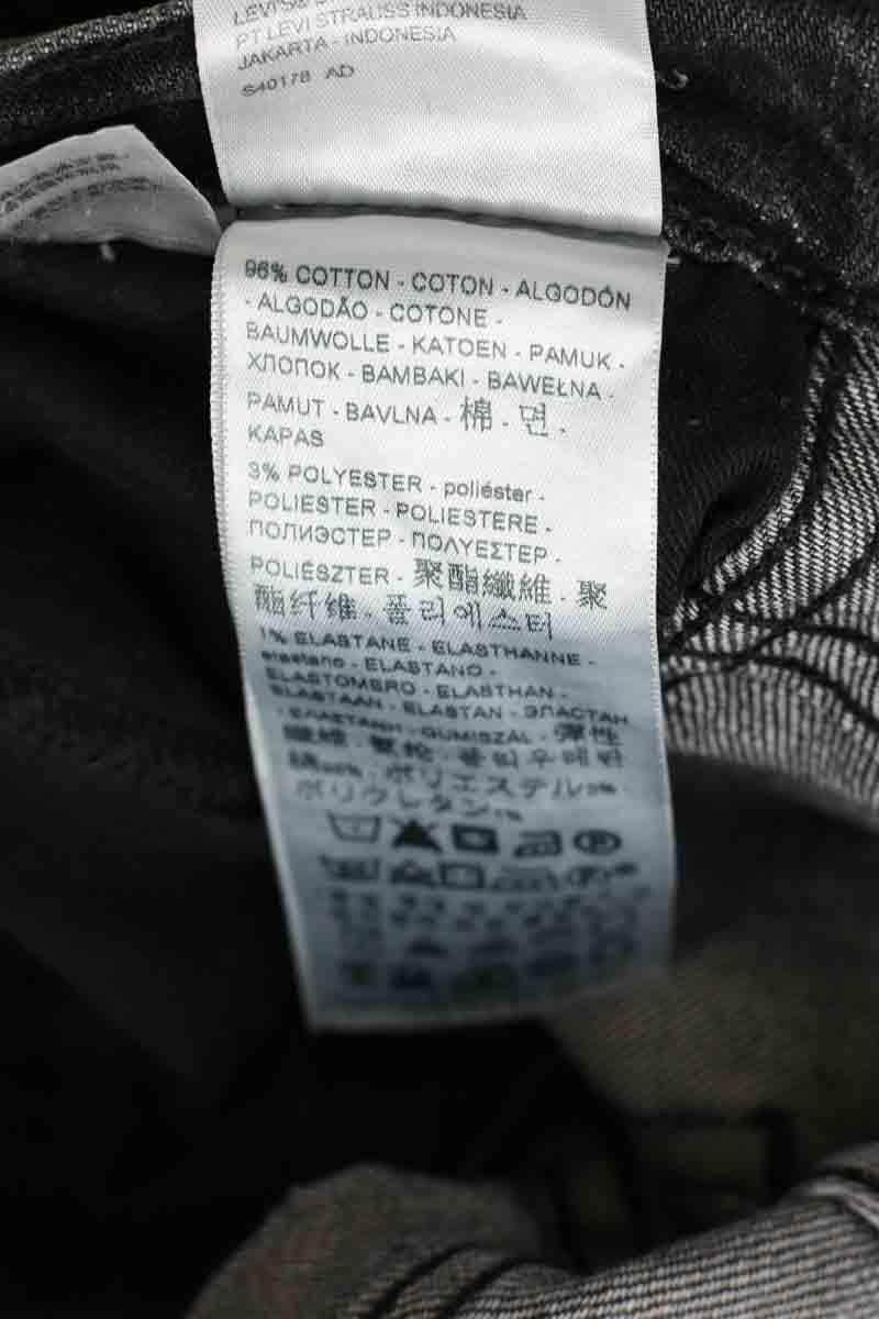 Jean slim Levi's Noir en Coton
