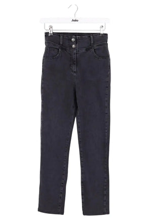 Jean slim Liu Jo Anthracite en Coton, taille S - Seconde Main
