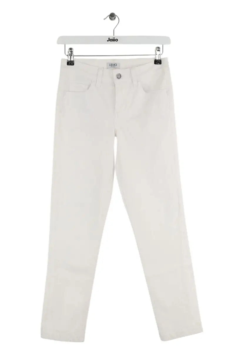 Jean slim Liu Jo Blanc en Coton, taille XS - Seconde Main