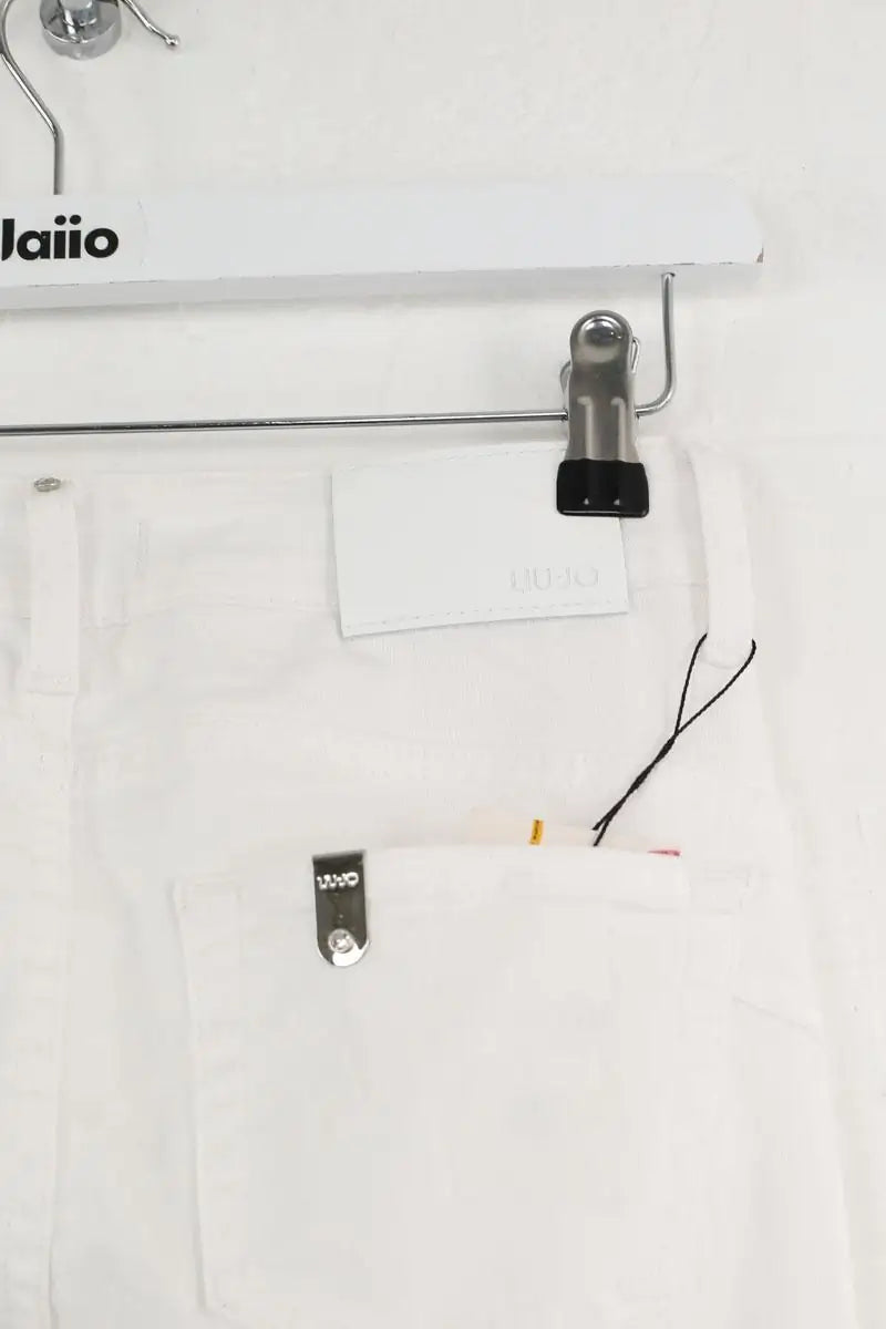 Jean slim Liu Jo Blanc en Coton