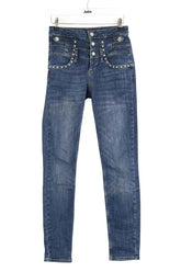 Jean slim Liu Jo Bleu en Coton - élasthanne, taille XS - Seconde Main