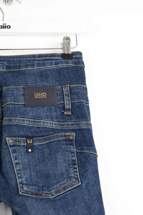 Jean slim Liu Jo Bleu en Coton - élasthanne