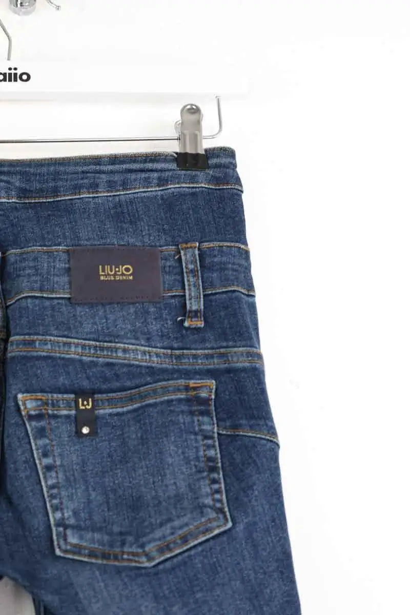 Jean slim Liu Jo Bleu en Coton - élasthanne