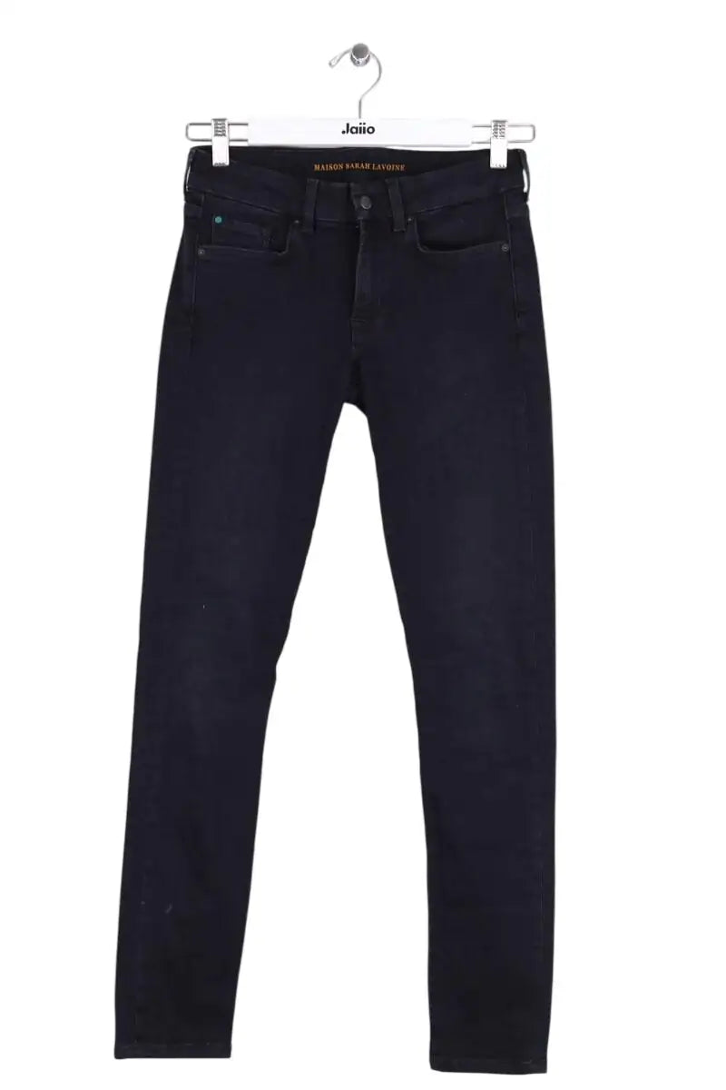 Jean slim Maison Sarah Lavoine Noir en Coton, taille S - Seconde Main