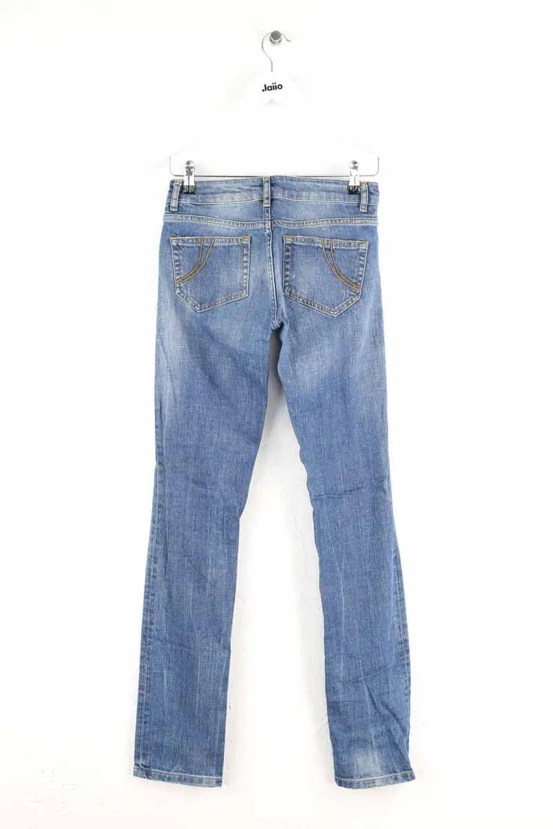 Jean slim Maje Bleu en Coton
