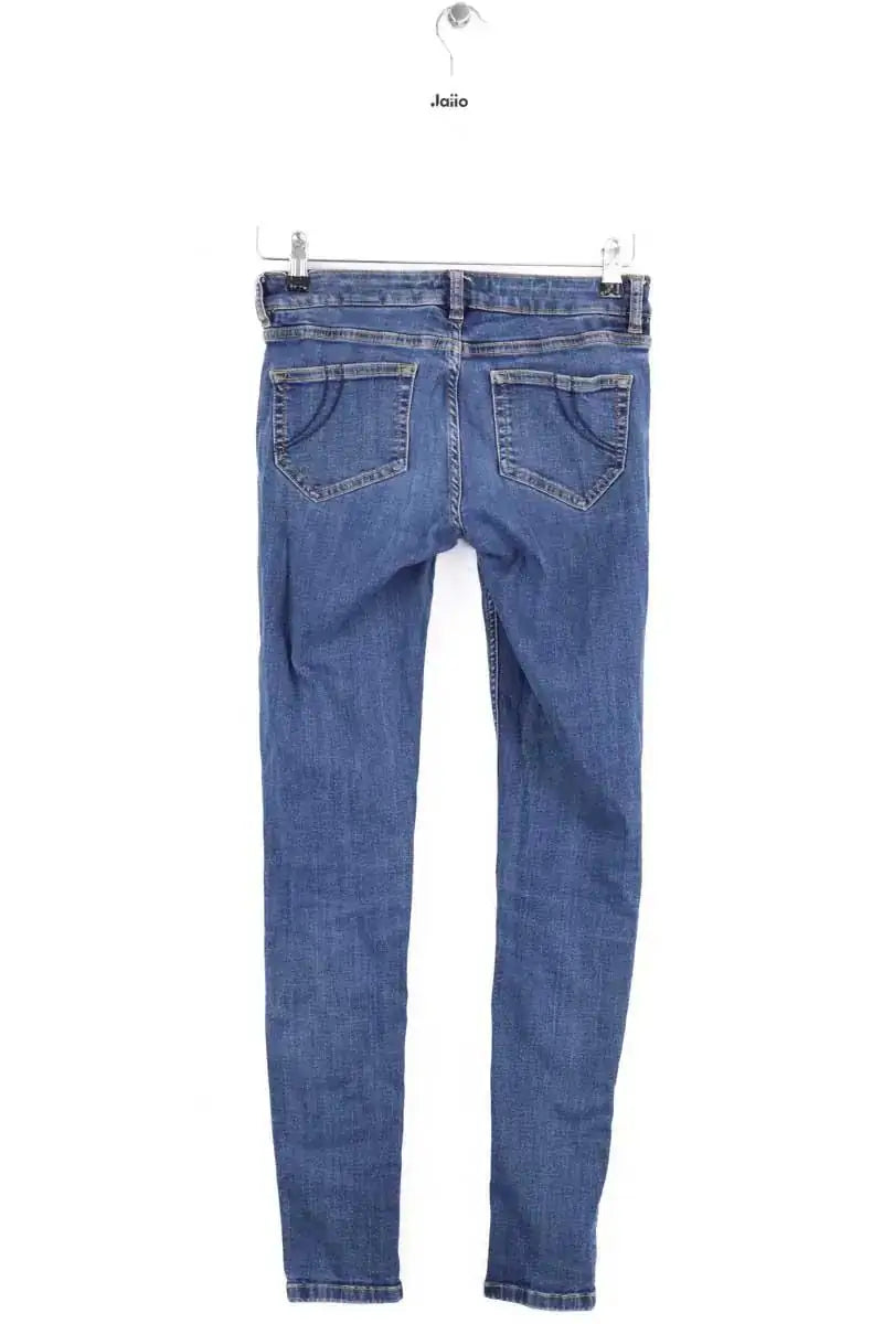 Jean slim Maje Bleu en Coton