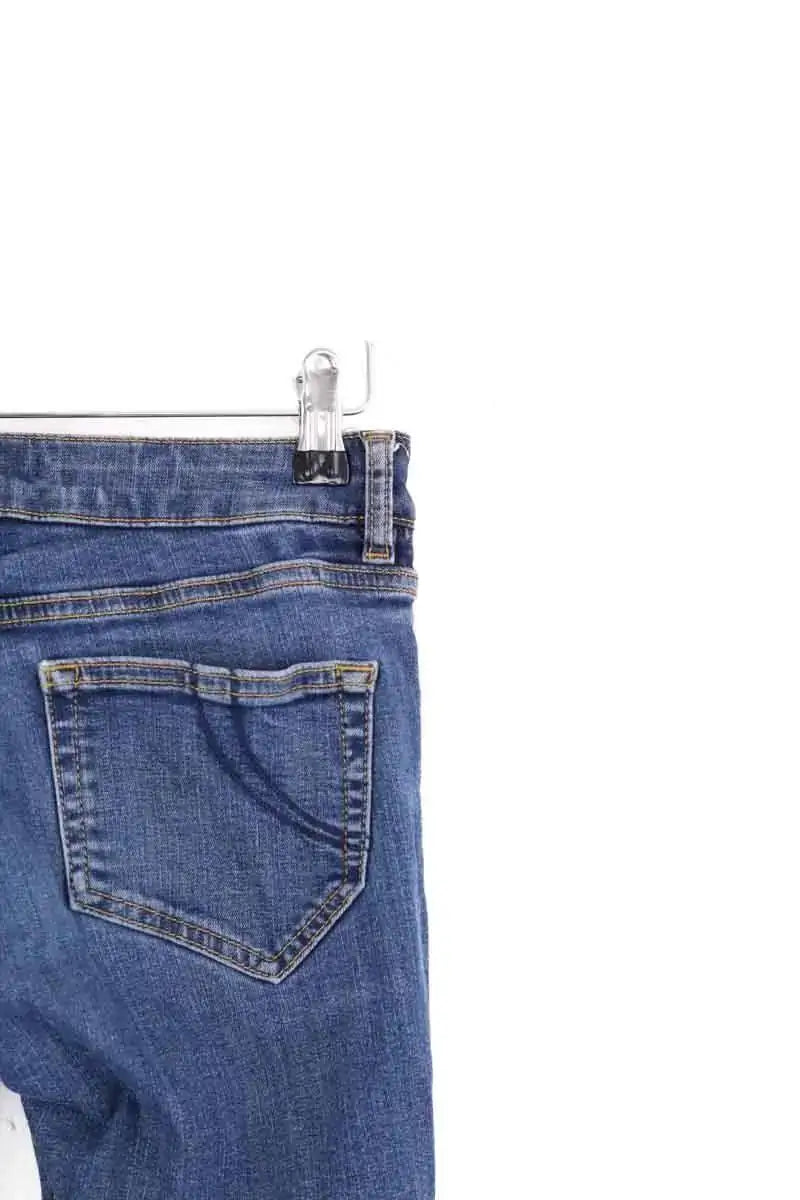Jean slim Maje Bleu en Coton