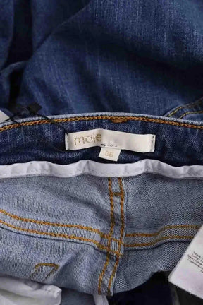 Jean slim Maje Bleu en Coton