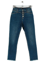 Jean slim Maje Bleu en Coton, taille XS - Seconde Main