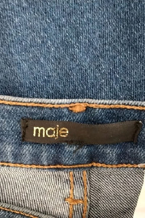 Jean slim Maje Bleu en Coton