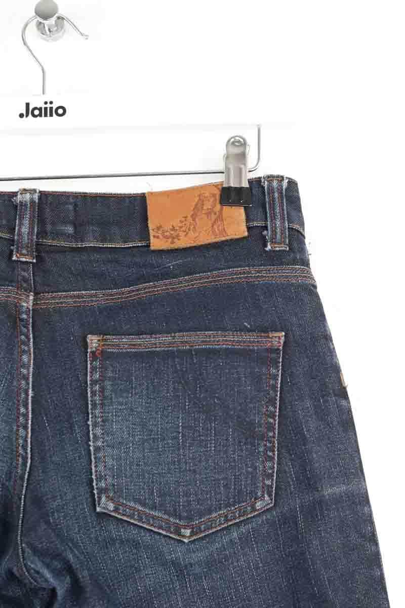 Jean slim Maje Bleu en Coton