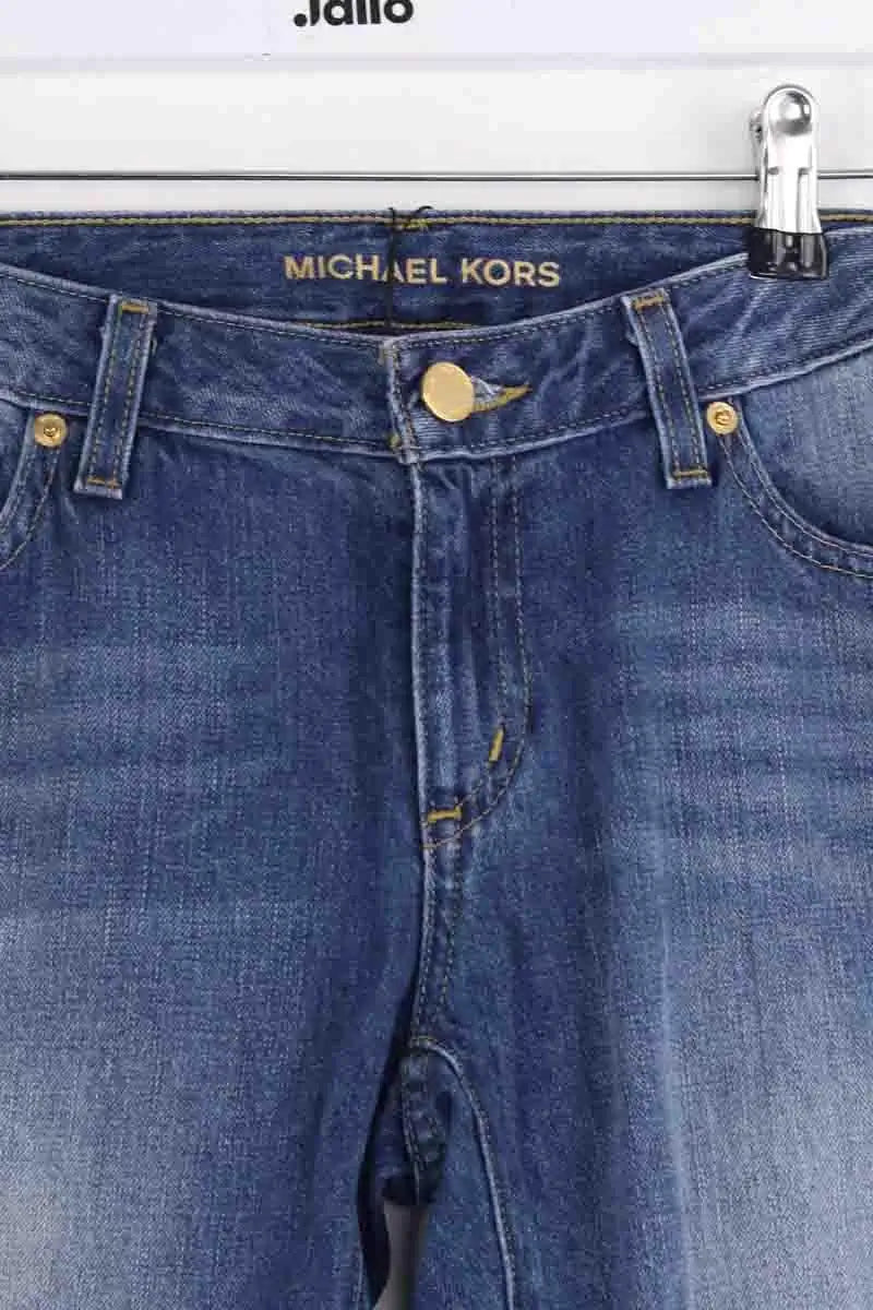 Jean slim Michael Kors Bleu en Coton