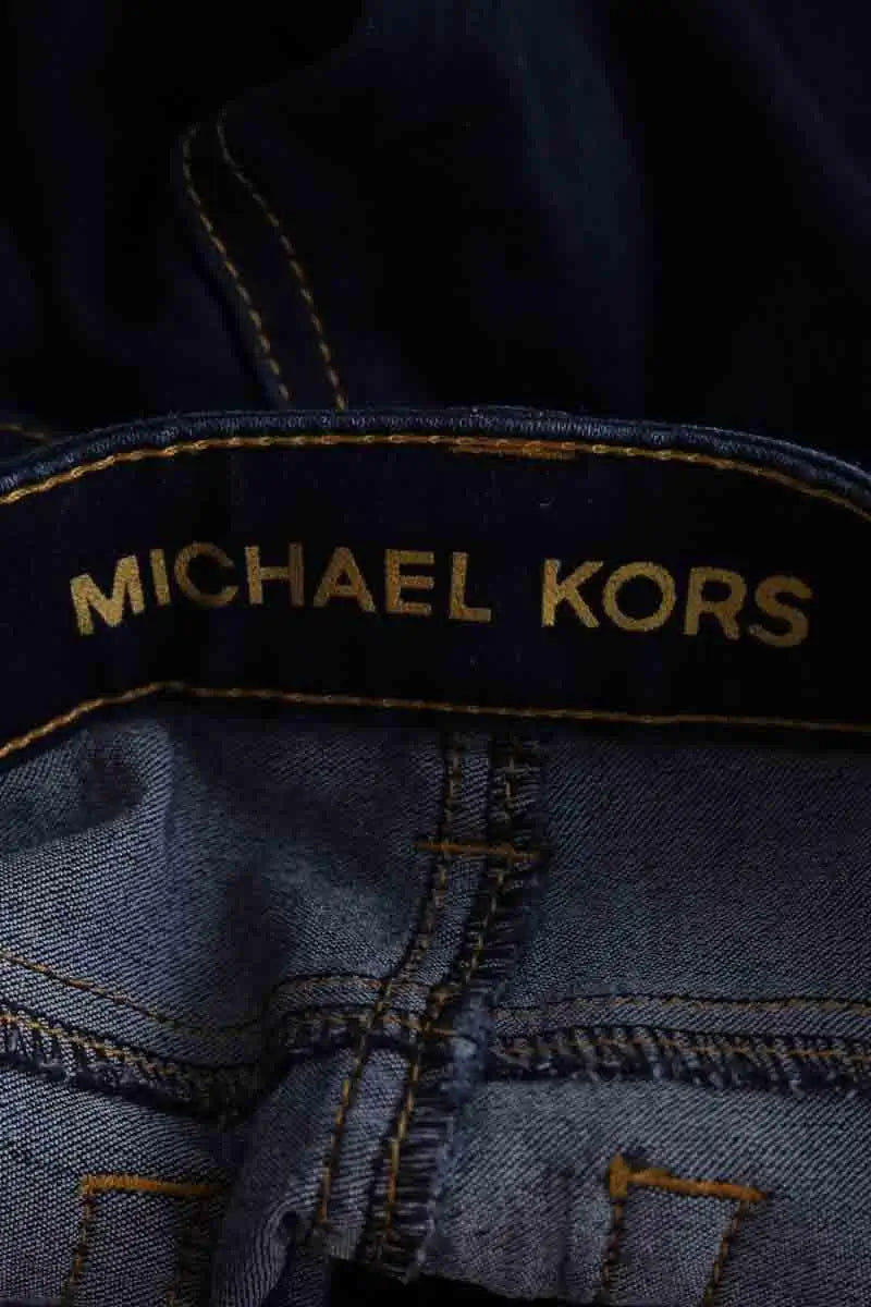 Jean slim Michael Kors Bleu en Coton