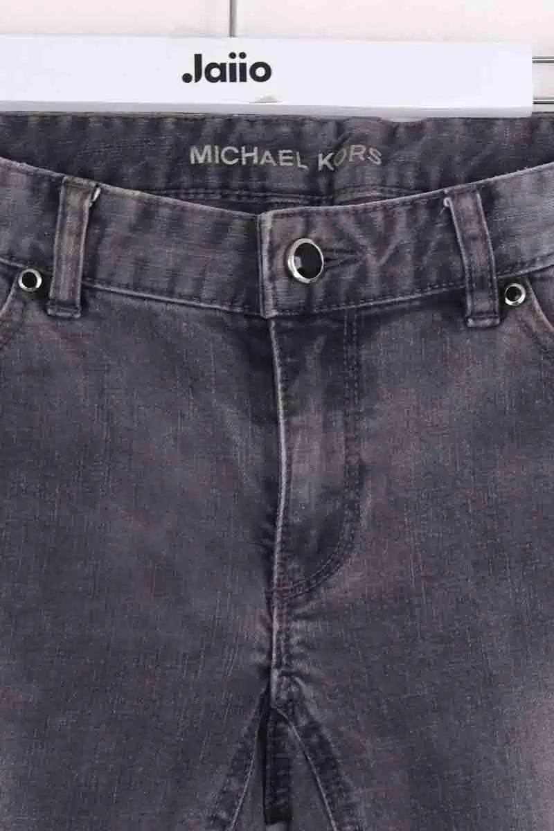 Jean slim Michael Kors Gris en Coton