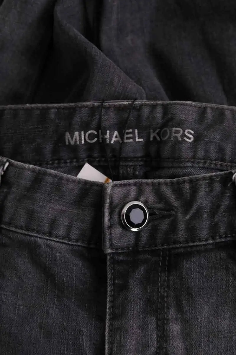 Jean slim Michael Kors Gris en Coton