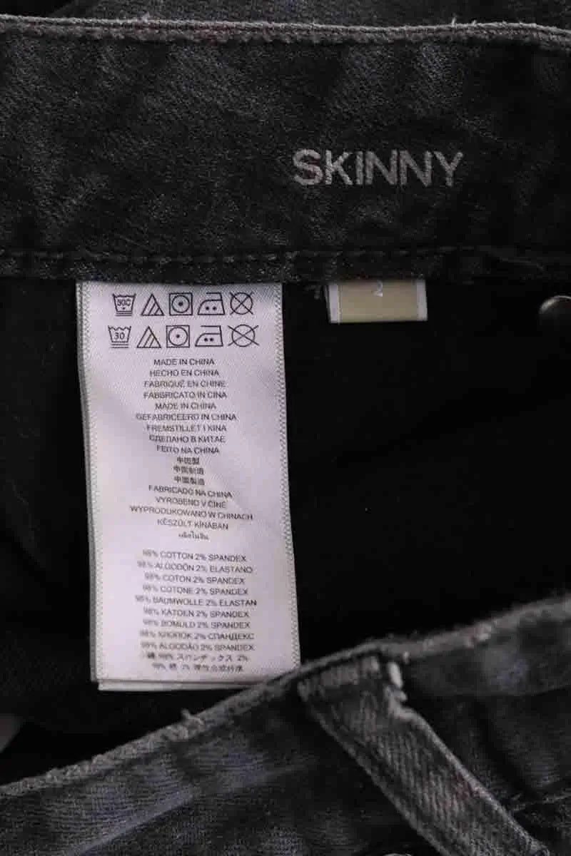 Jean slim Michael Kors Gris en Coton