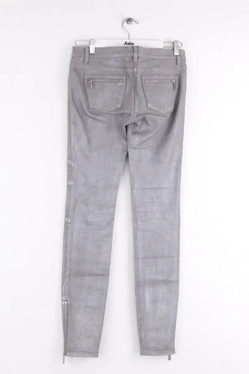 Jean slim Michael Kors Gris en Coton
