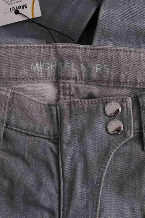 Jean slim Michael Kors Gris en Coton