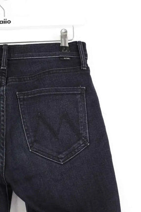 Jean slim Mother Noir en Coton