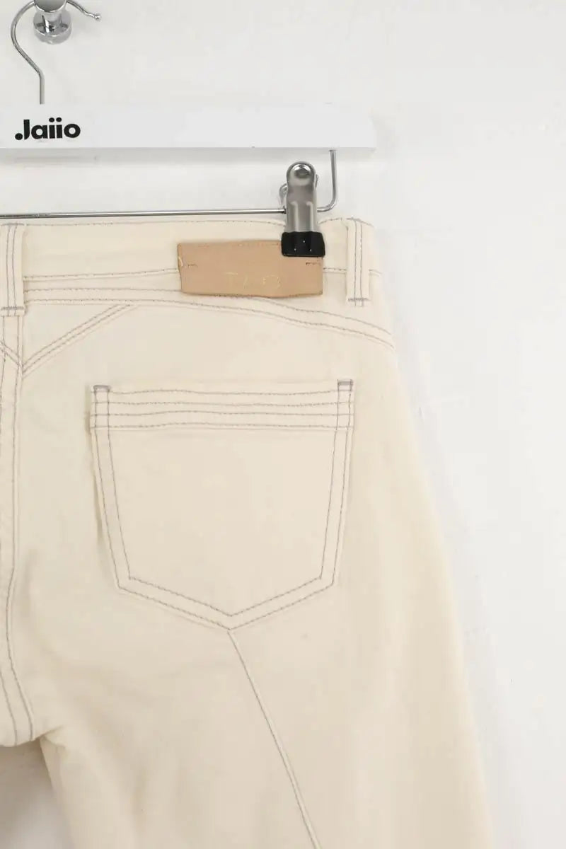 Jean slim Pinko Blanc en Coton - élasthanne