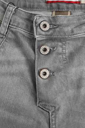 Jean slim Please Gris en Coton