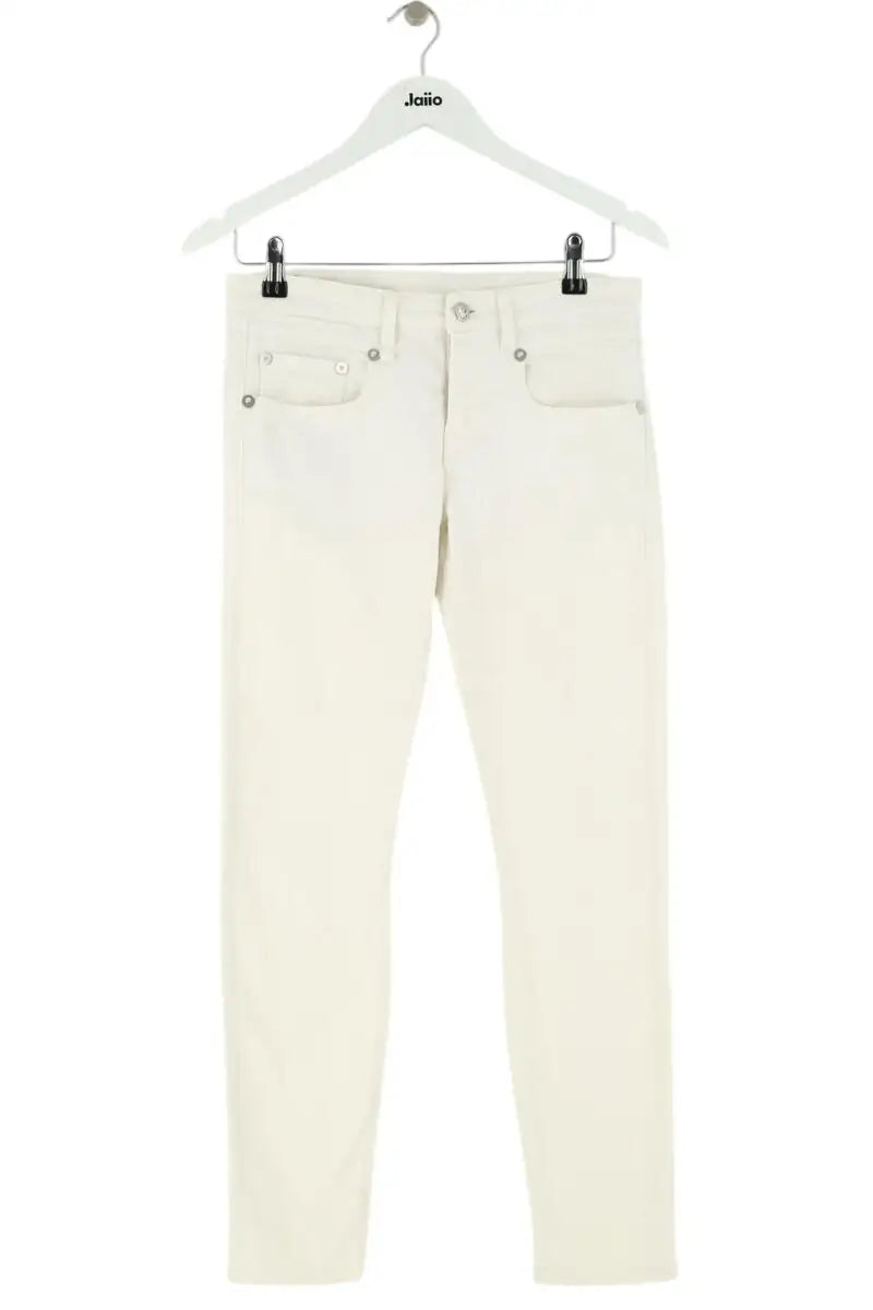 Jean slim R13 Blanc en Coton, taille S - Seconde Main