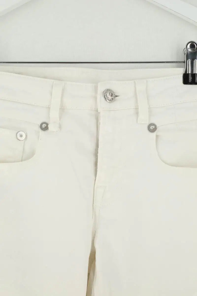 Jean slim R13 Blanc en Coton