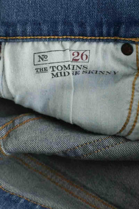 Jean slim Ralph Lauren Bleu en Coton