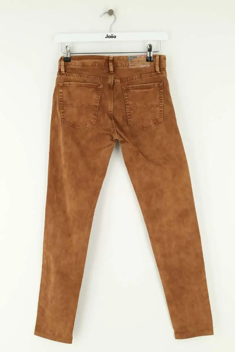 Jean slim Ralph Lauren Marron en Coton